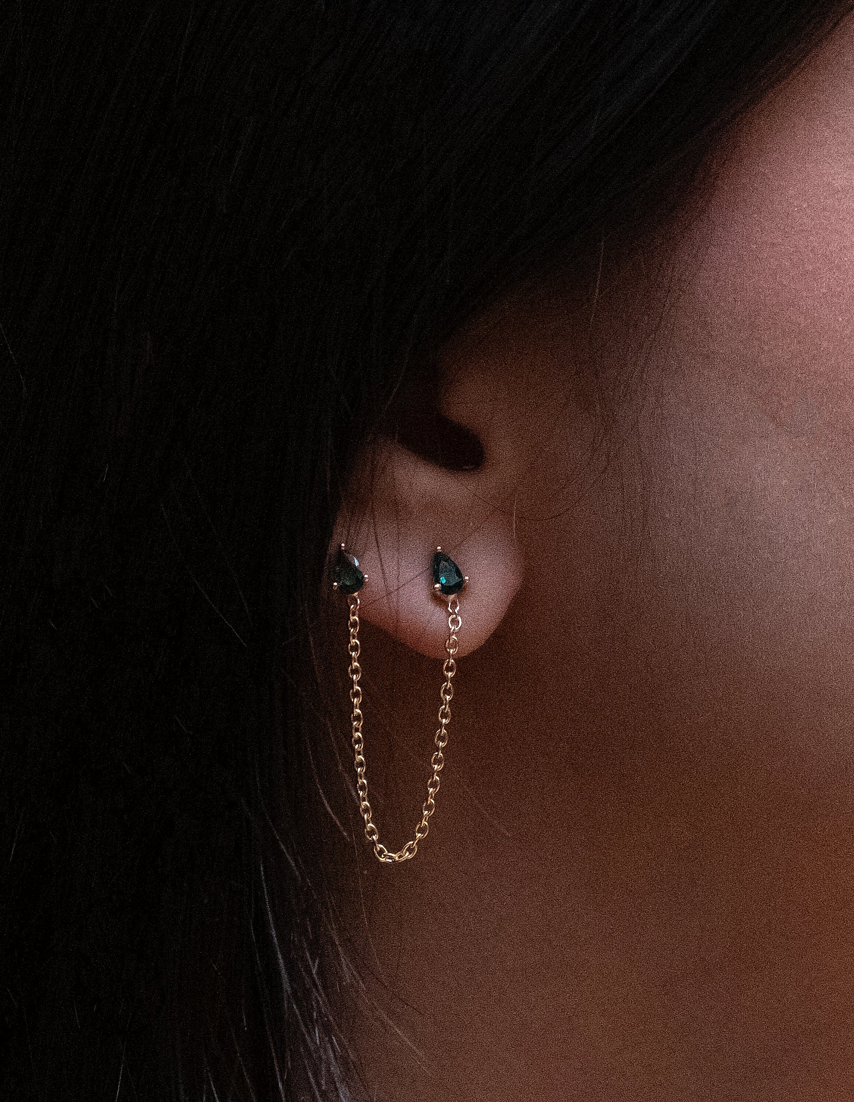Buy Tiny Diamond Stud Earrings in 14k Gold, 3mm Black Diamond Earrings,  Minimalist Jewelry, Gift for Her Online in India - Etsy